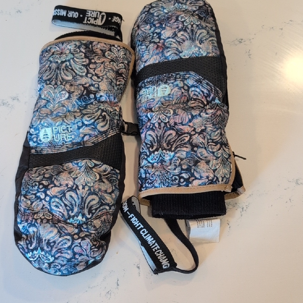 Picture Organic Floral Mittens